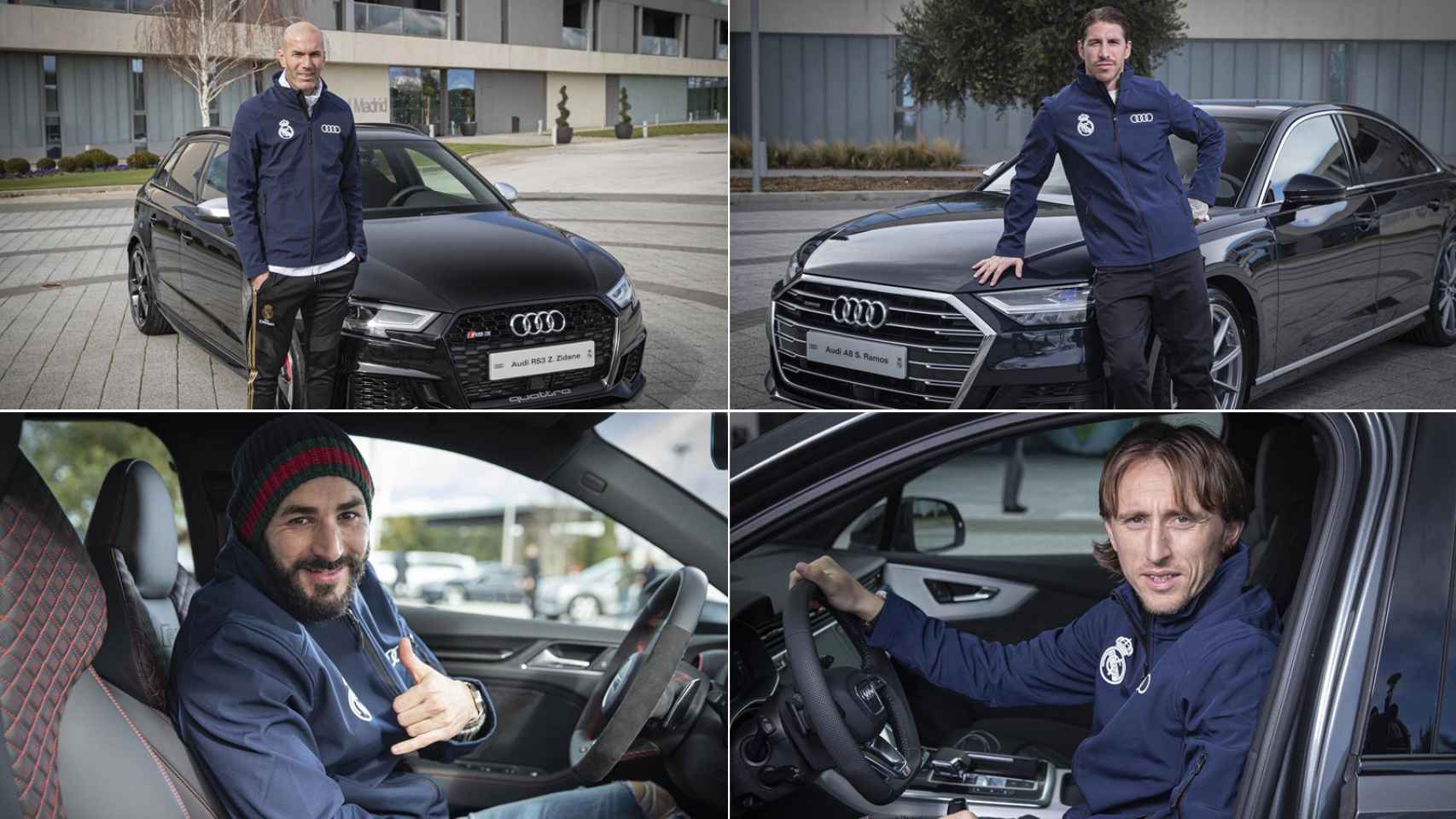 Estos son los Audi elegidos por los jugadores del Real Madrid, campeón de La Liga.