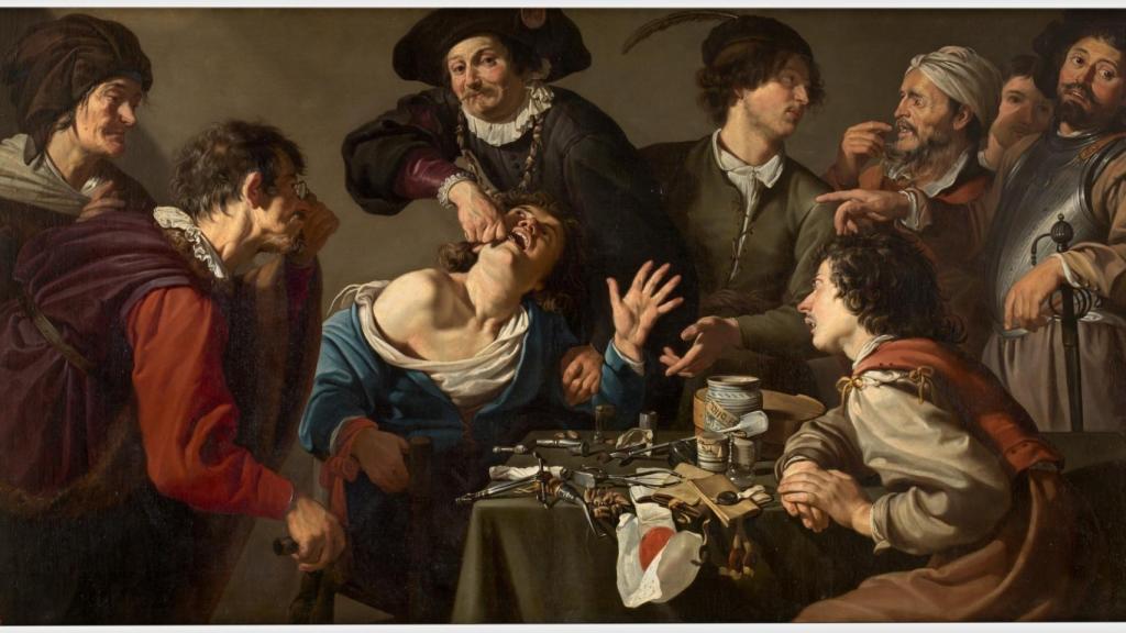 'El charlatán sacamuelas', de Theodoor Rombouts.