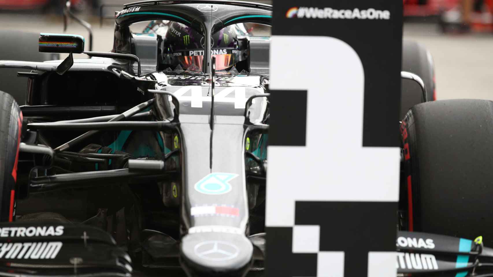 Lewis Hamilton, en el GP de Hungría de Fórmula 1