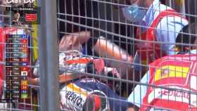 Marc Márquez se retira en camilla del Gran Premio de España en Jerez