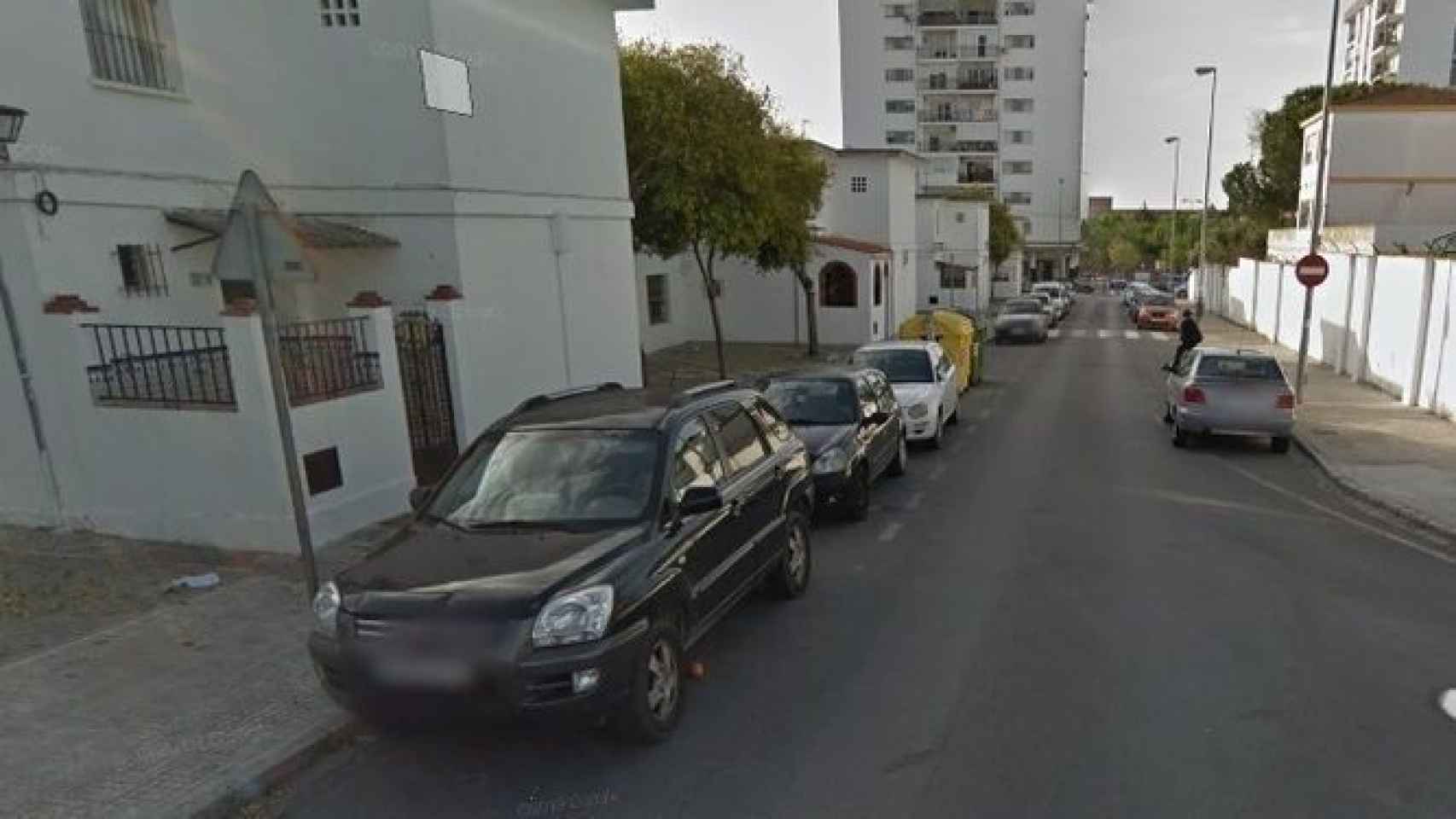 La calle Cepa, en Jerez de la Frontera, lugar donde ha sido hallada la mujer muerta.
