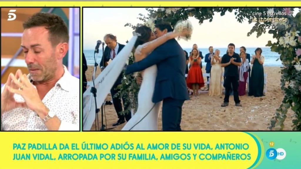 Jesús Manuel Ruiz, visiblemente afectado, en ´Sálvame'.