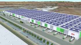 Simulación de Green Logistics Park, en Illescas, que ocupará DIA.