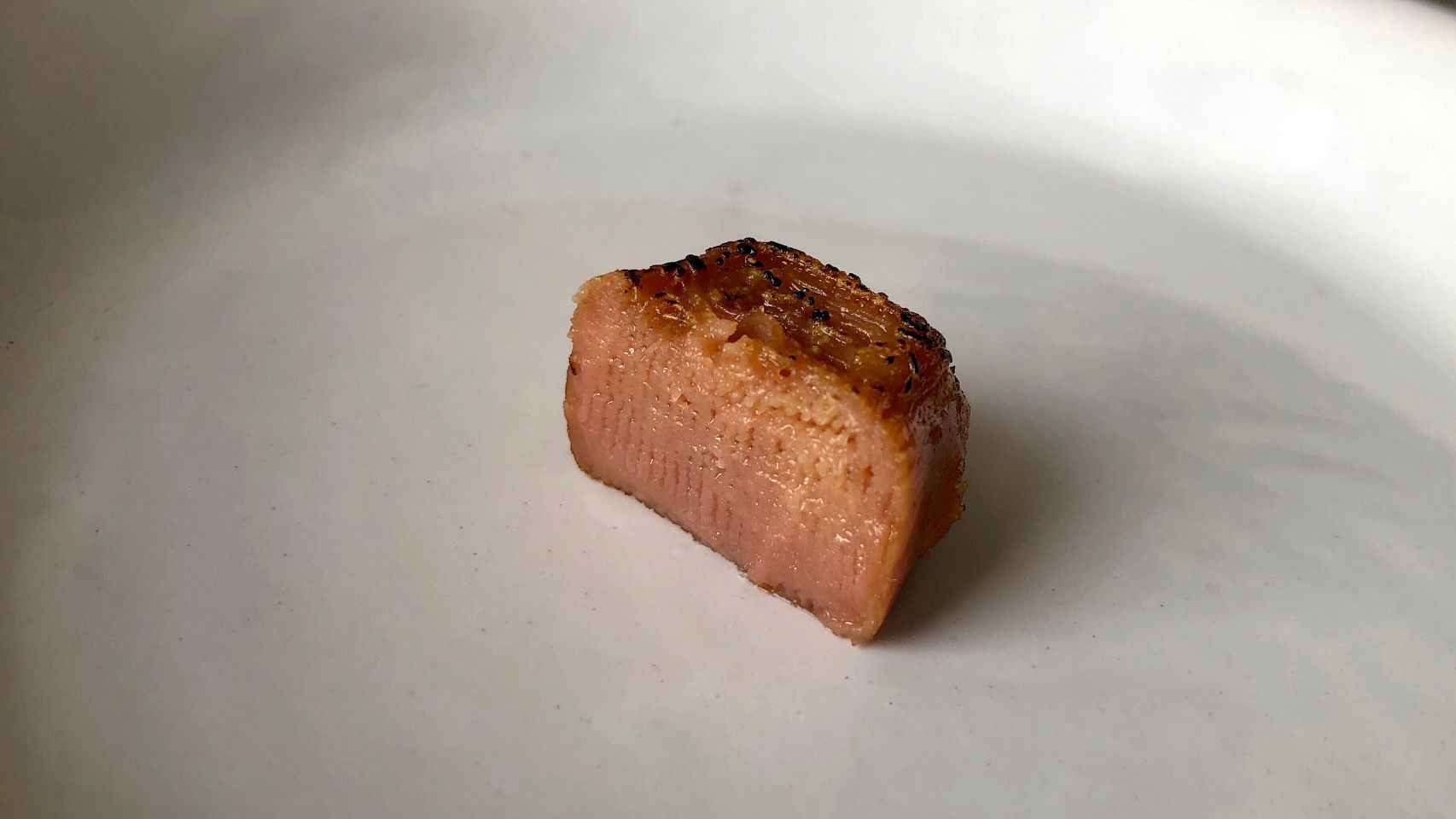 Carne de cerdo impresa en 3D.
