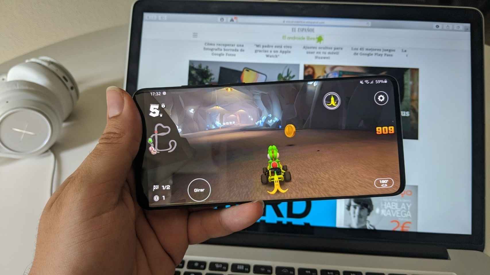 Cómo jugar a Mario Kart para Android en horizontal