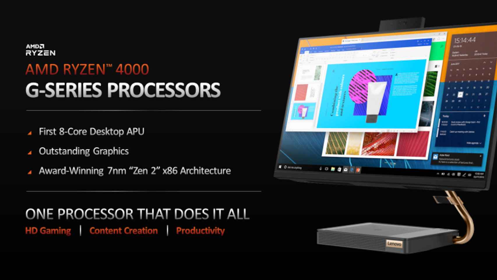 Lenovo ofrecerá un espectacular ordenador basado en los nuevos Ryzen de AMD