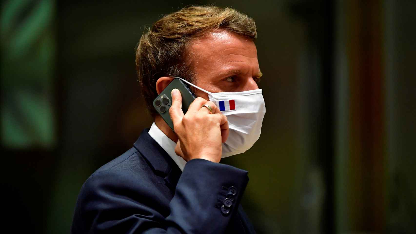 Emmanuel Macron en una imagen tomada durante la última cumbre europea.