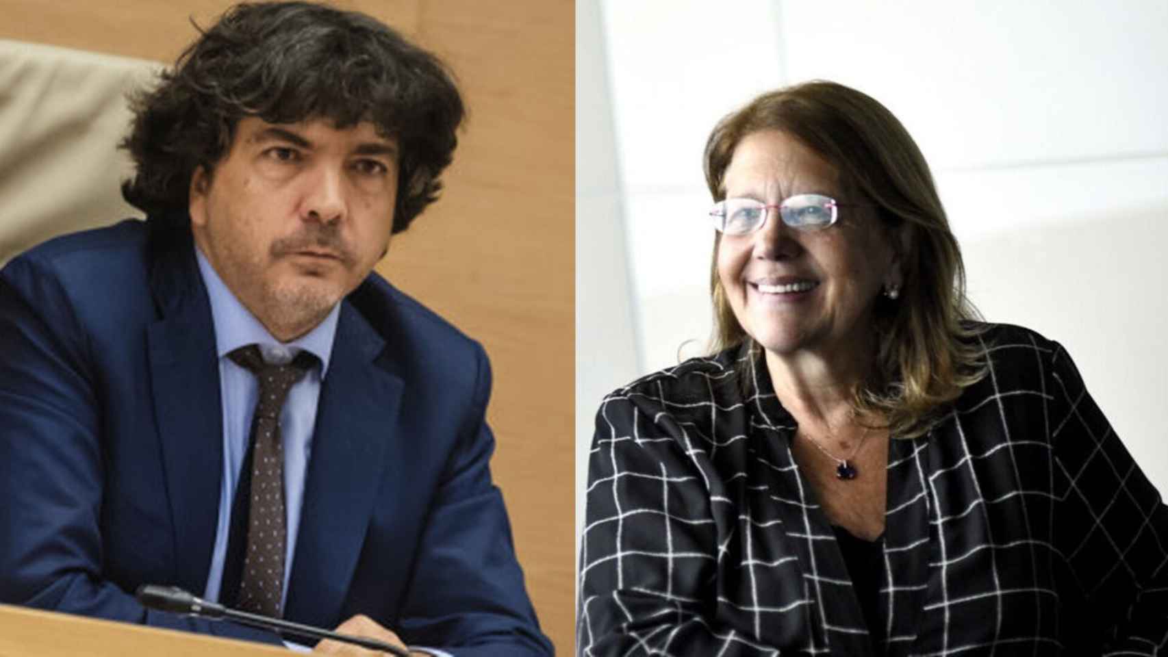 Mario Garcés y Elvira Rodríguez, interlocutores económicos del PP con Hacienda.