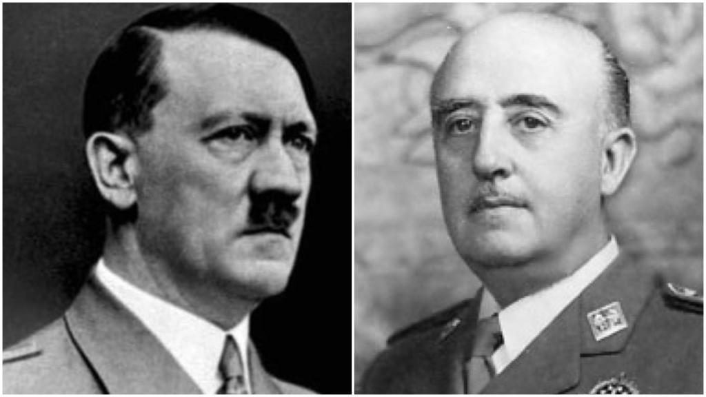 Hitler y Franco.