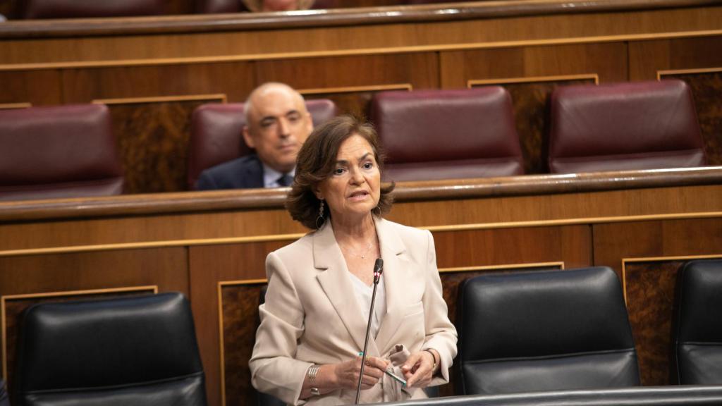 Carmen Calvo, vicepresidenta del Gobierno.