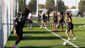 Entrenamiento del Real Madrid femenino