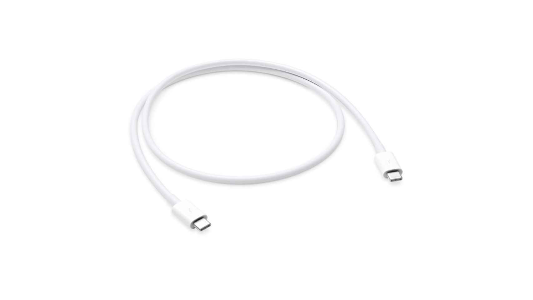 Cable barato Thunderbolt 3 de Apple.