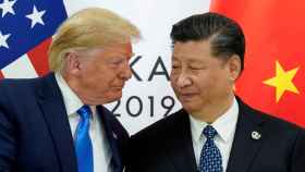 Donald Trump, junto a Xi Jinping. Reuters
