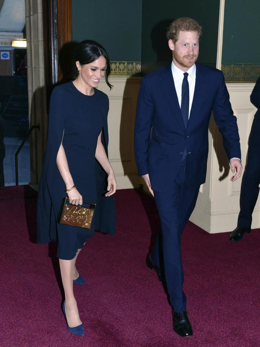 Harry y Meghan Markle cuando todavía eran miembros reales.