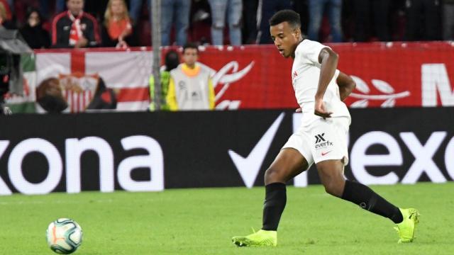 Koundé, en un partido con el Sevilla durante la temporada 2019/2020