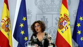 La ministra portavoz y de Hacienda, María Jesús Montero, este martes.