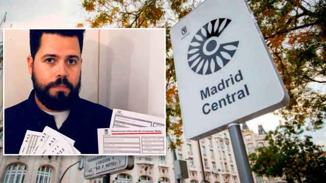 Carlos Santos, quien recibió 39 multas de Madrid Central que sigue recurriendo.