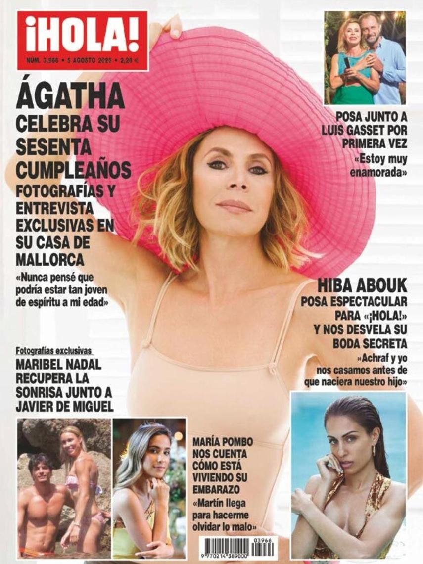 Portada de la revista '¡HOLA!' con la noticia de la boda de Hiba Abouk.
