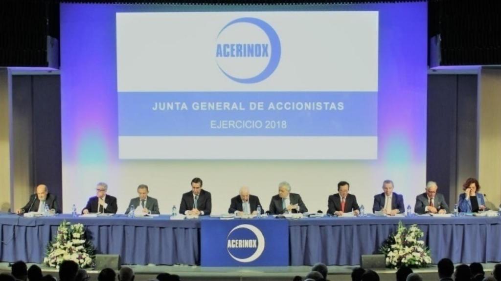 Junta general de accionistas de Acerinox del ejercicio 2018.