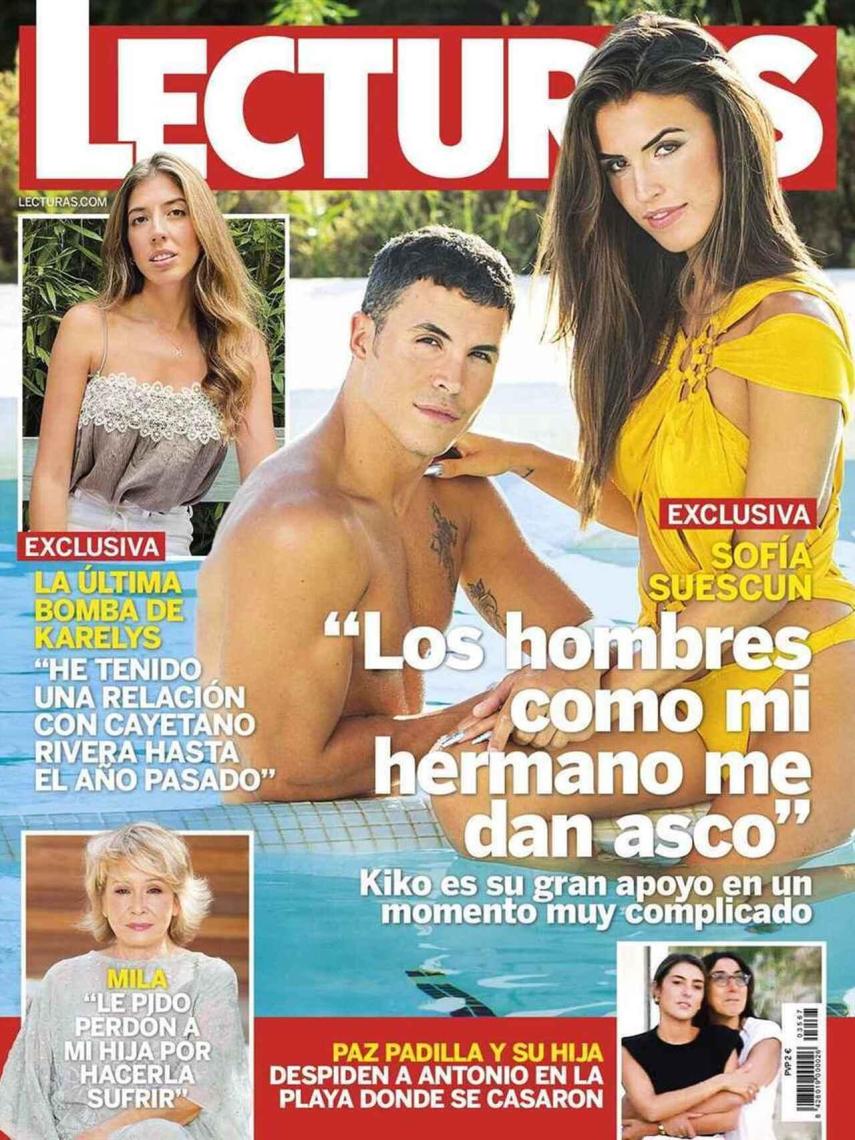 Portada de la revista 'Lecturas' con la entrevista a Karelys Rodríguez.