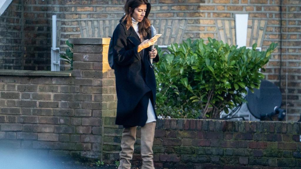 Karelys Rodríguez, en las calles de Londres, el pasado mes de enero.