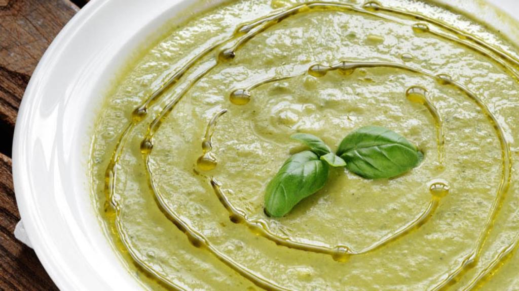 Salmorejo de aguacate