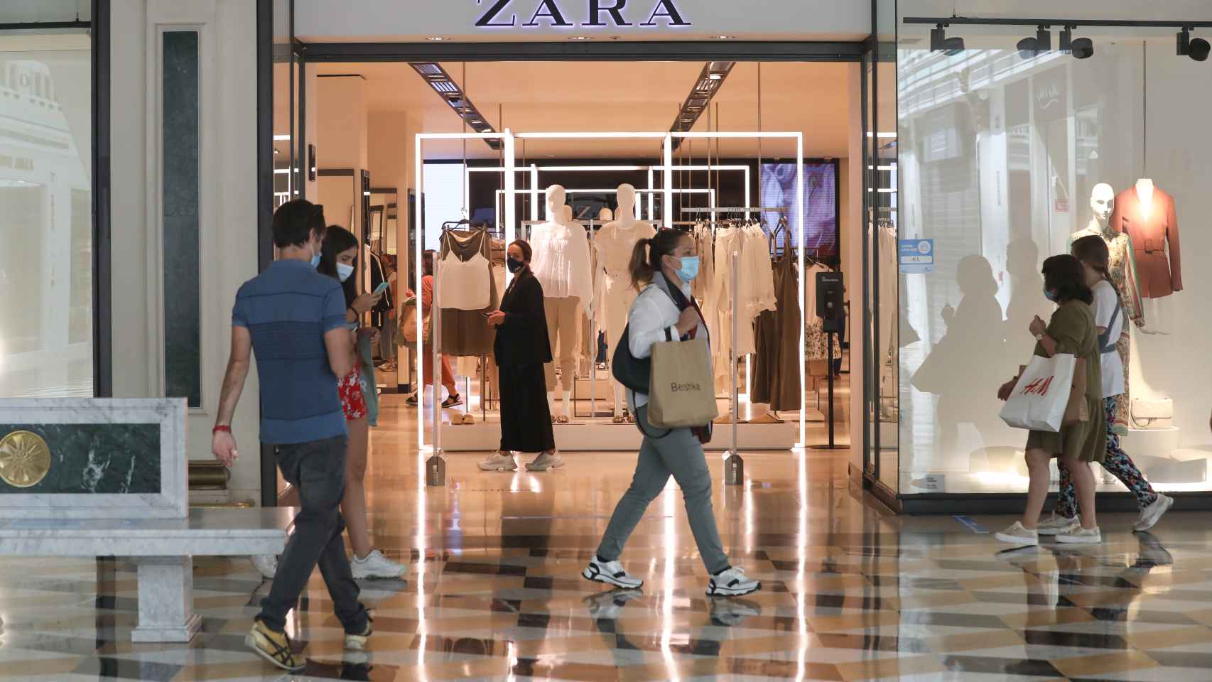 Una tienda de Zara, marca insignia del grupo Inditex.