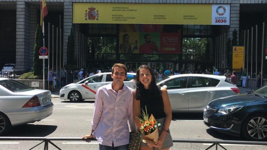 La fachada del Ministerio de Sanidad, en Madrid.