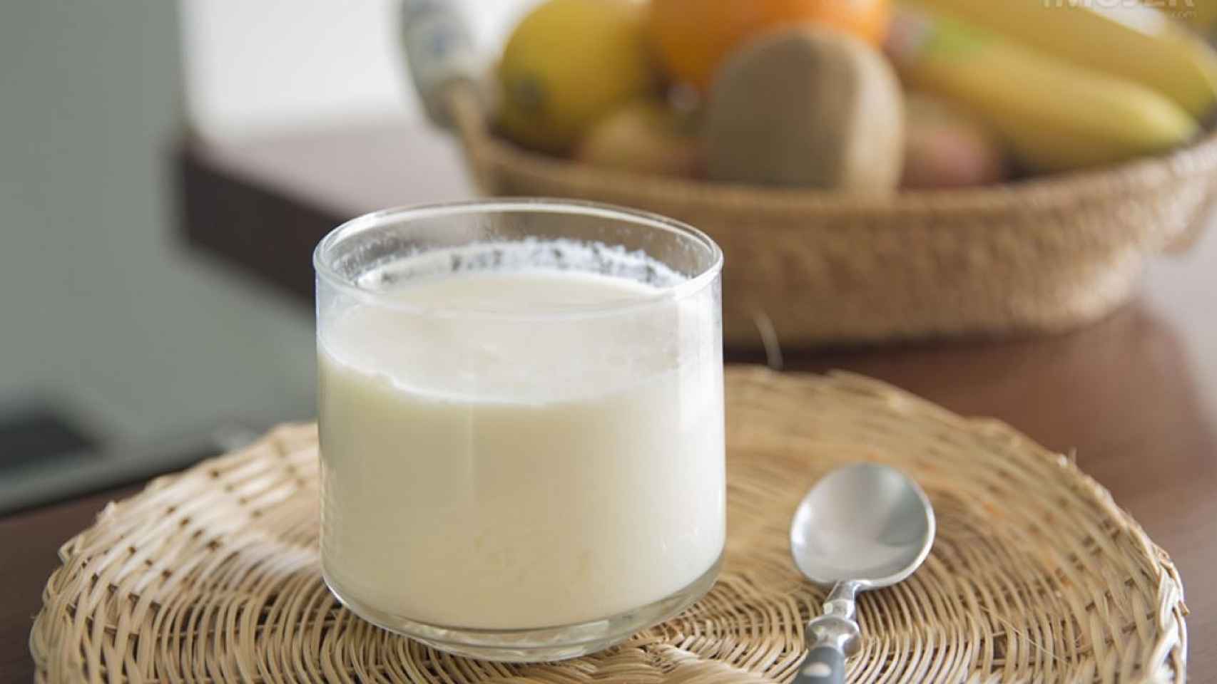 Un yogur griego elaborado de forma casera.
