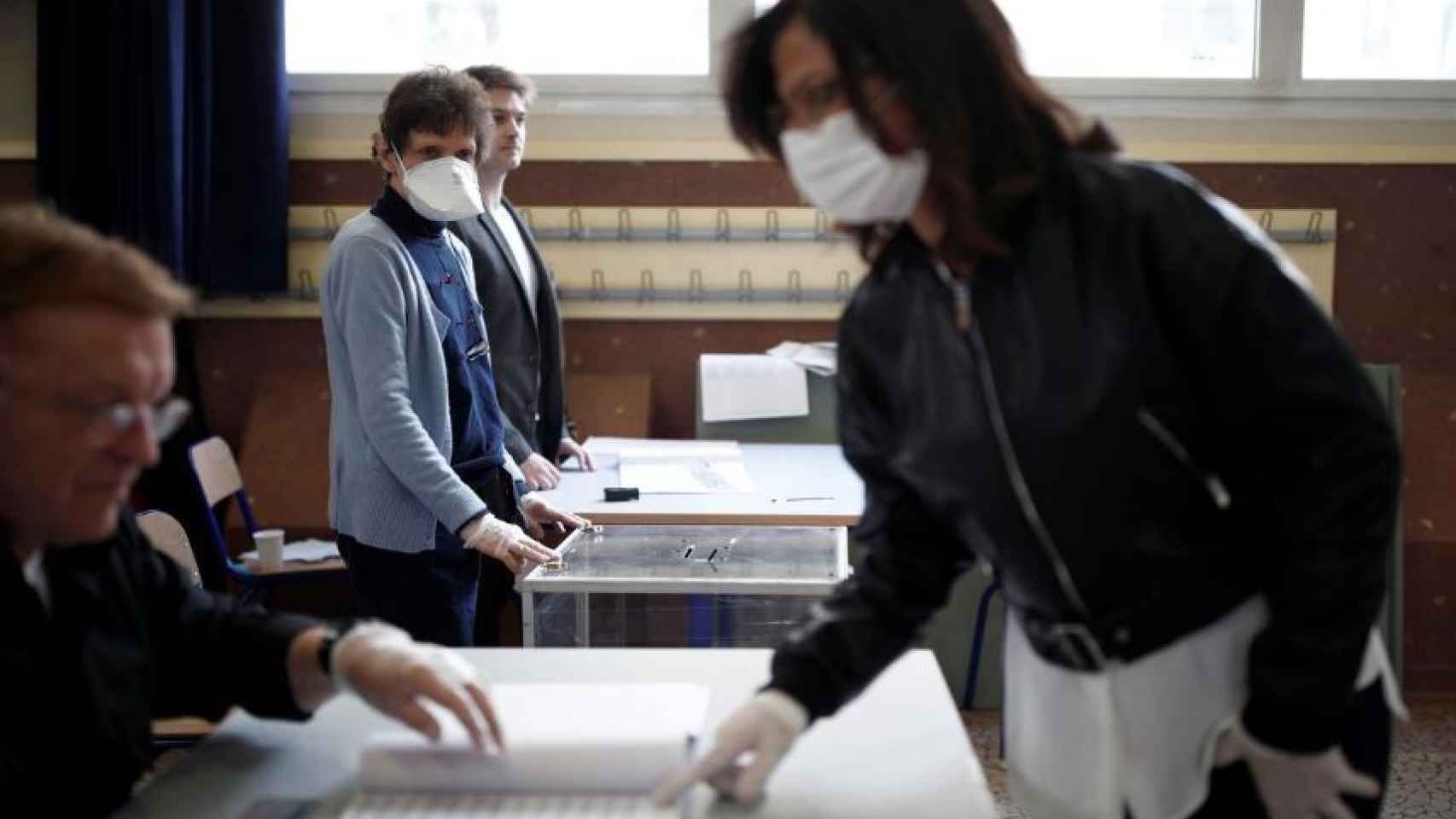 Los franceses votaron el pasado 15 de marzo, en pleno auge de la pandemia.