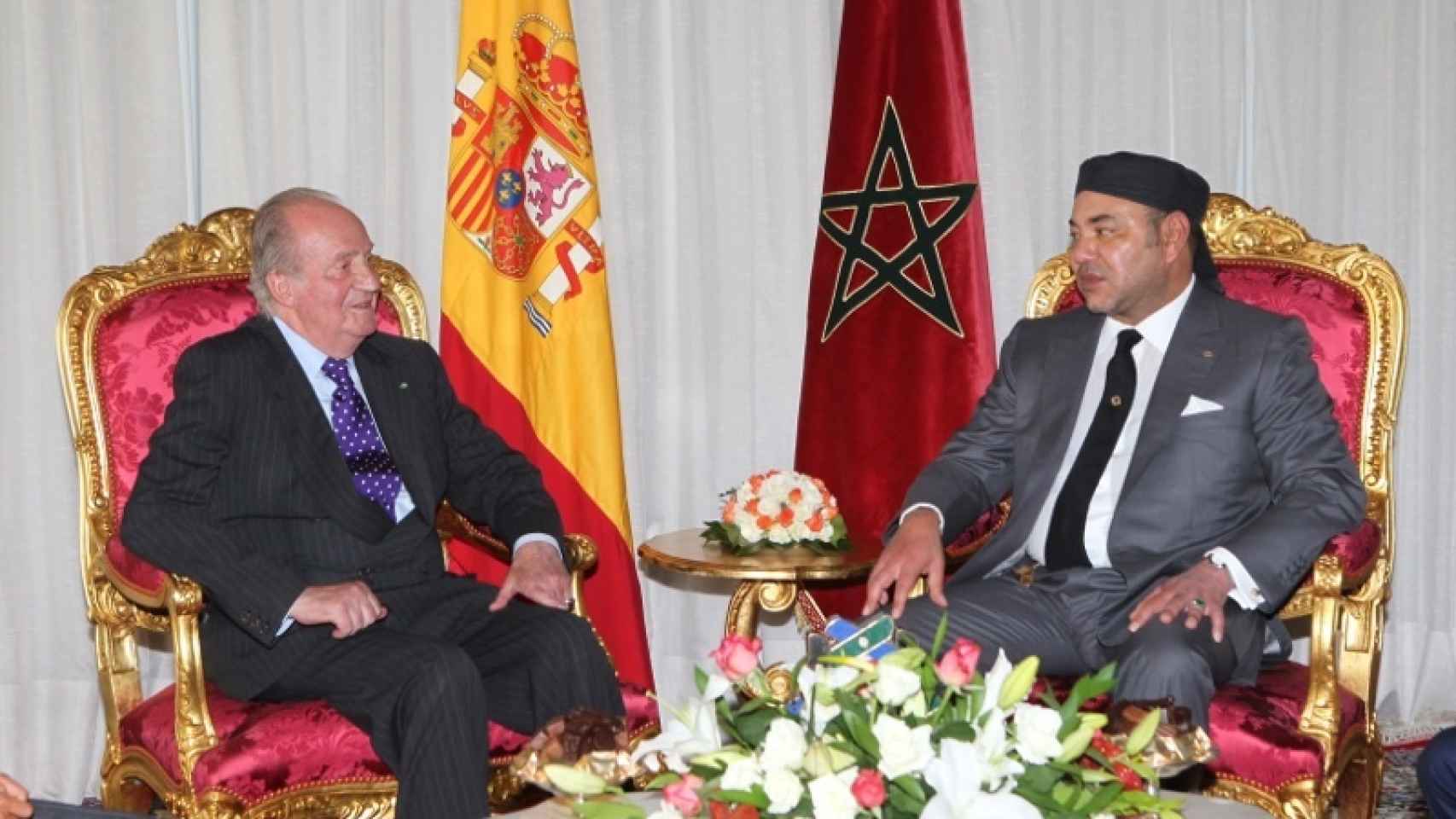 Juan Carlos I y Mohamed VI.