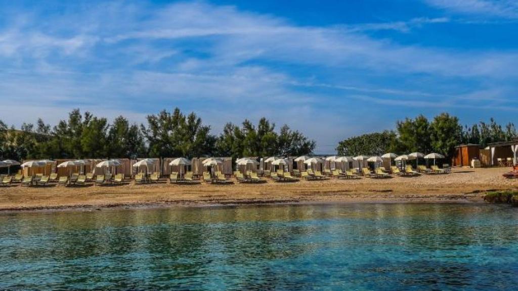 La Fonte, una de las playas privadas del hotel.
