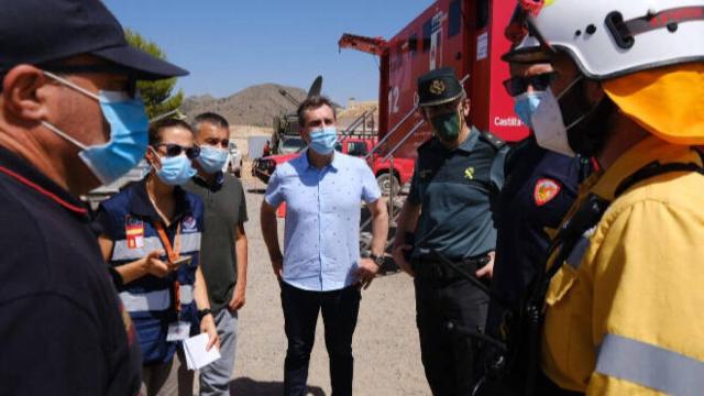 El delegado del Gobierno Francisco Tierraseca ha visitado el terreno