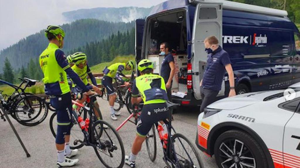 Concentración del equipo Trek-Segafredo