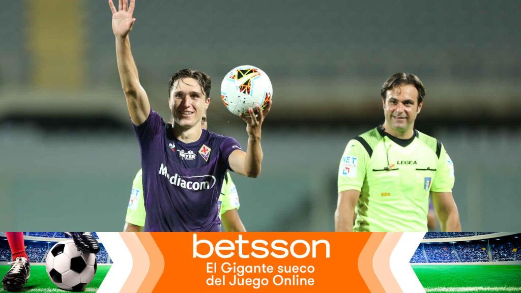 Chiesa, jugador de la Fiorentina