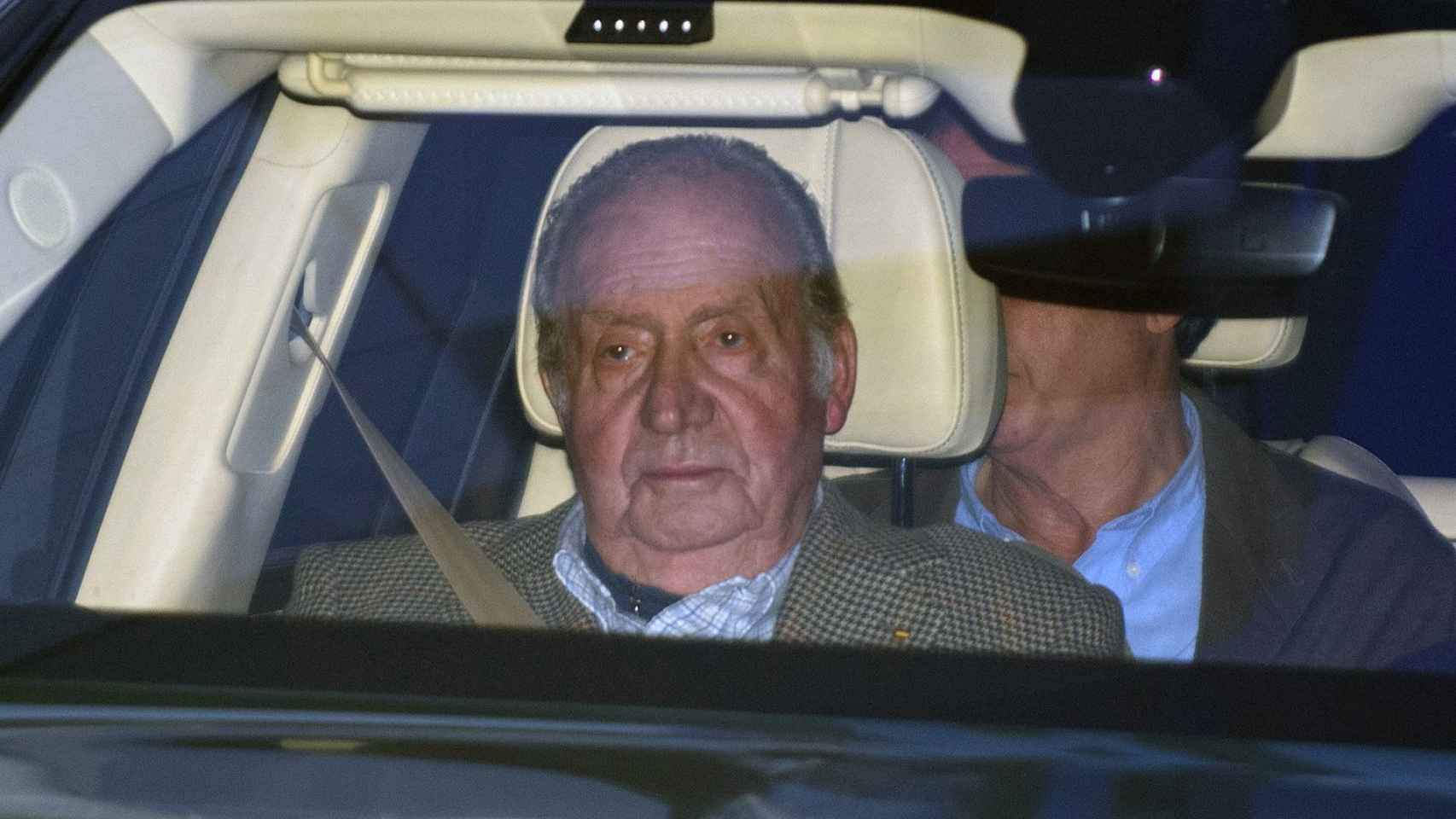 El rey Juan Carlos I en una imagen de 2018 en Santiago de Chile.