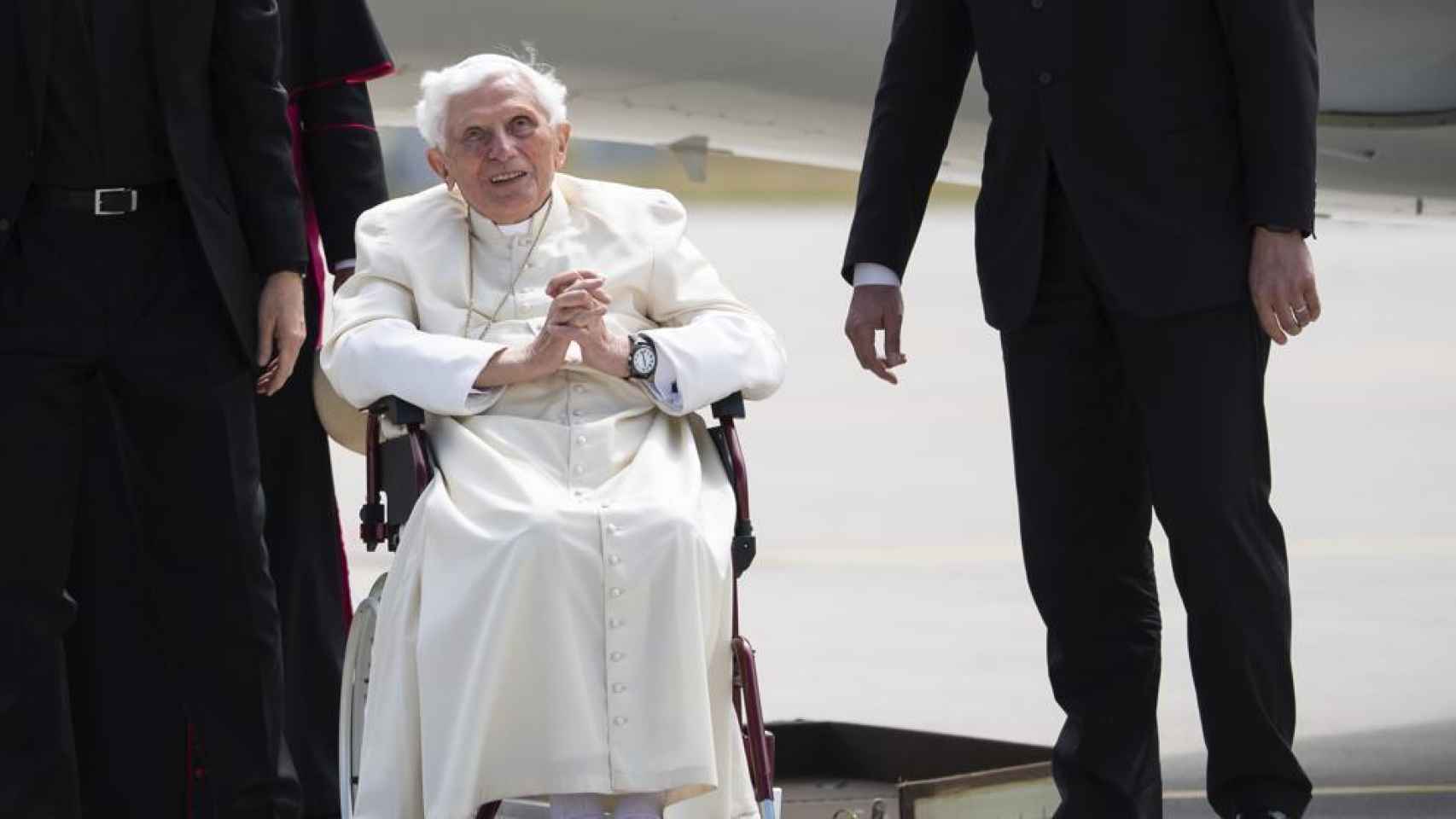 Benedicto XVI en una de sus últimas imágenes. Efe