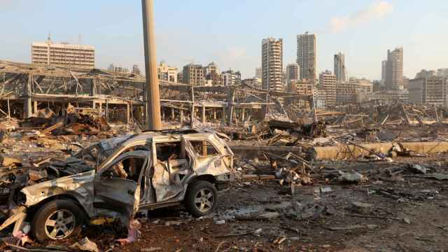 Imágenes de la fuerte explosión en Beirut