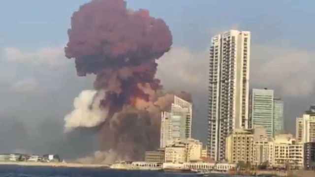 Explosión de Beirut, Líbano, este martes.