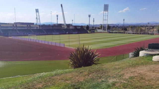 Campo de Las Rozas para el playoff de Tercera