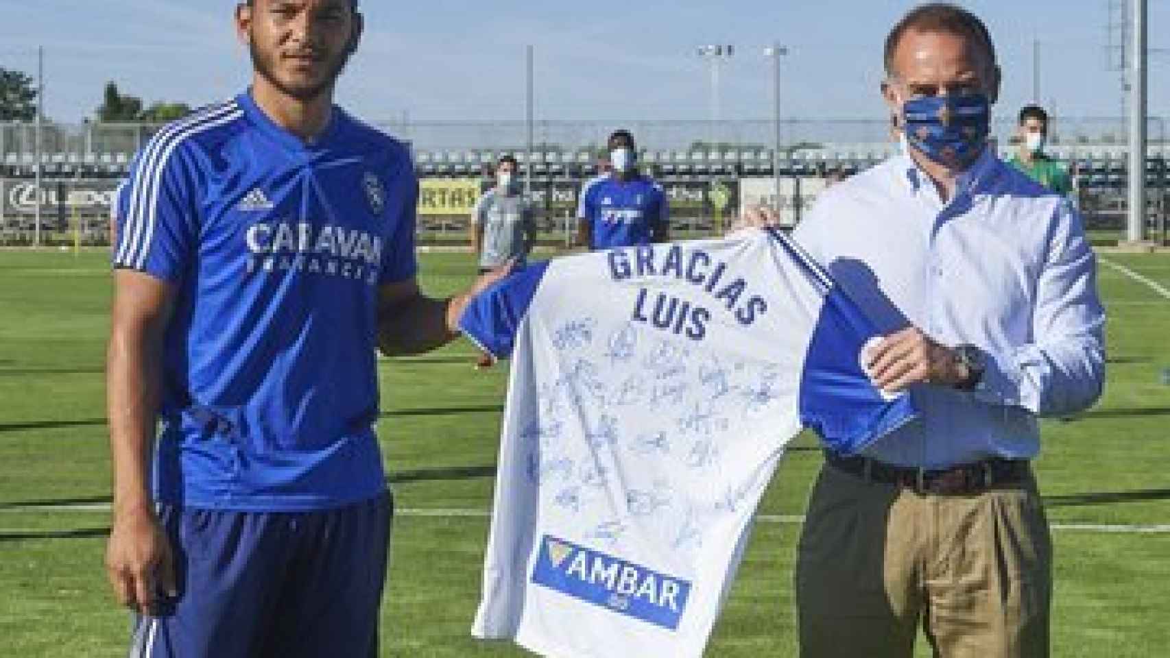 Luis Suárez se despide del Real Zaragoza