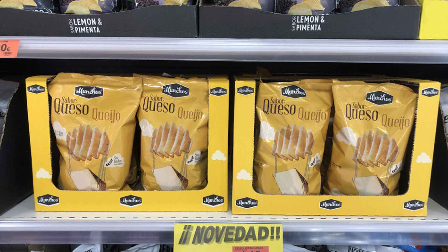 Las nuevas Patatas Onduladas sabor queso son un éxito en Mercadona