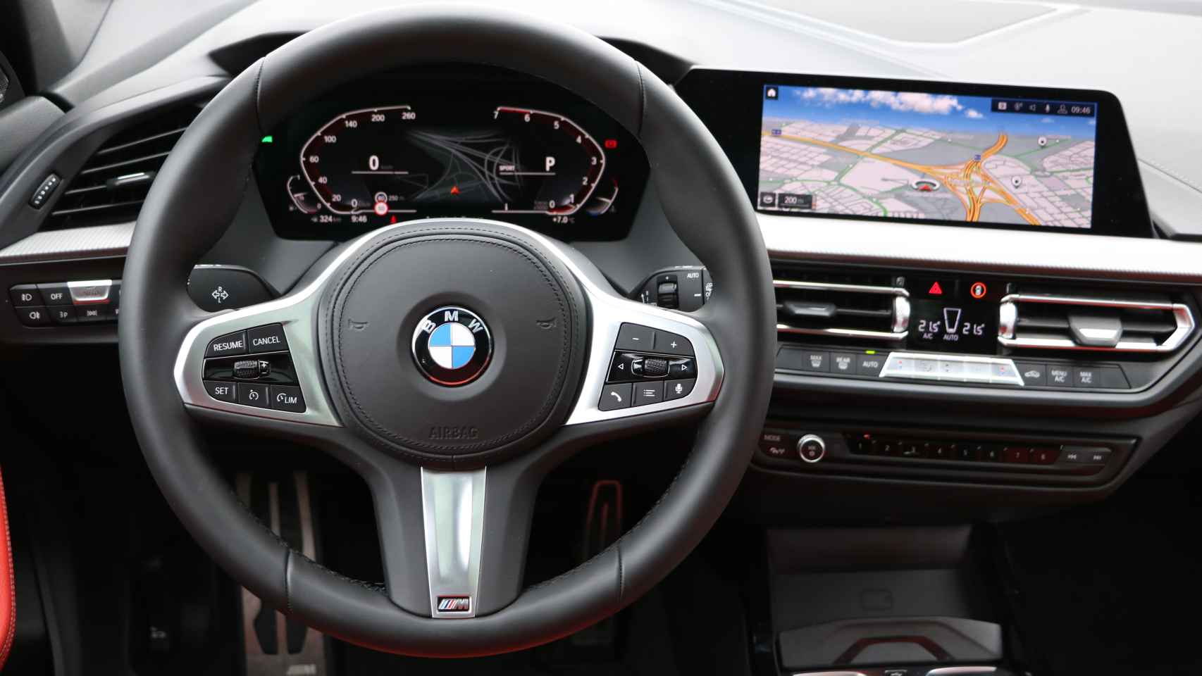 Interior digital del nuevo BMW Serie 1.