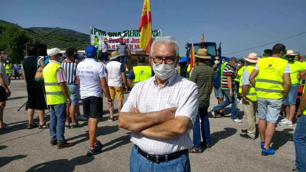 Protestas de agricultores en Jaén