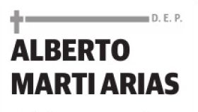 El encabezado de la peculiar esquela de Alberto Marti Arias en el 'Diario Montañés'