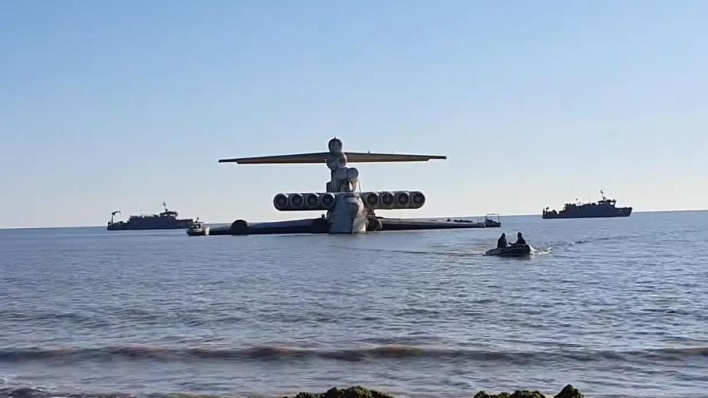 MD-160, el ekranoplano soviético del mar Caspio