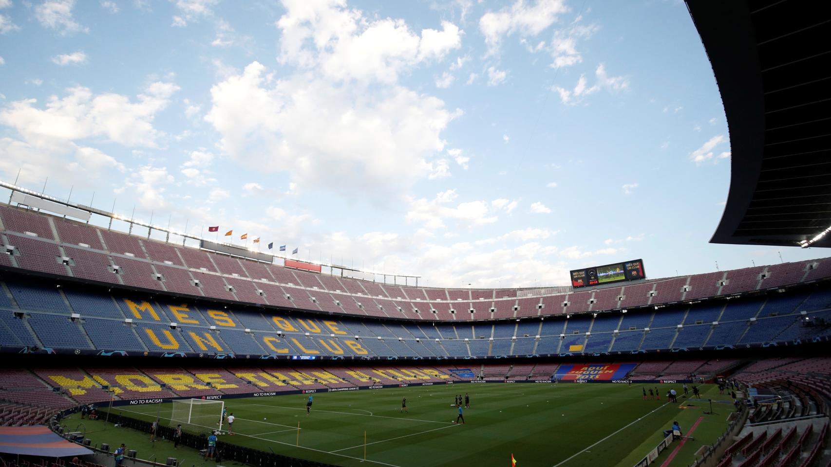 El Camp Nou, estadio del Barcelona