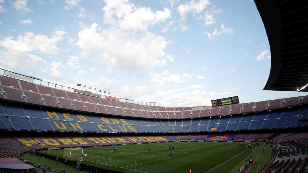 El Camp Nou antes del Barça - Nápoles