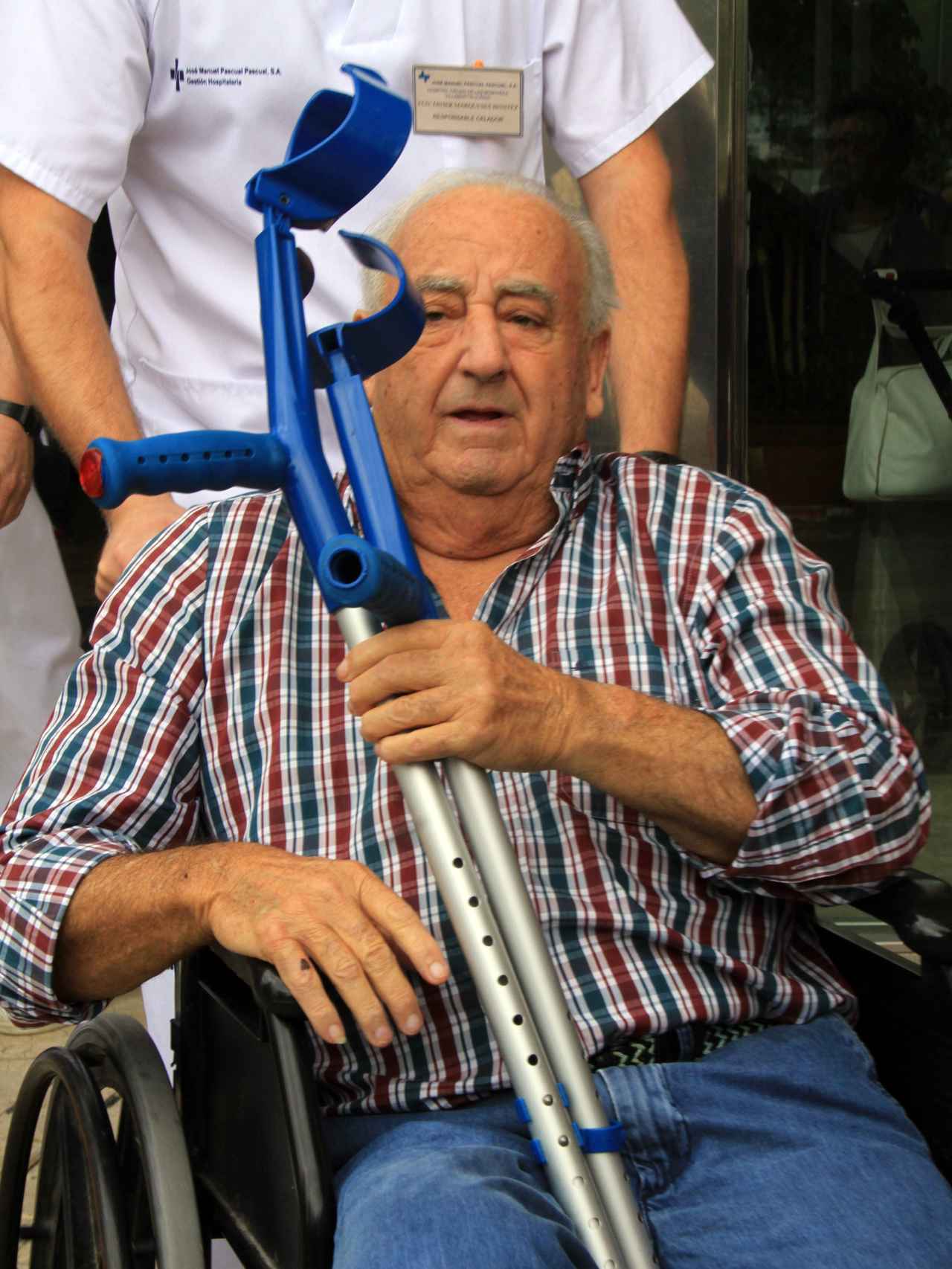 Humberto Janeiro a su entrada al hospital.