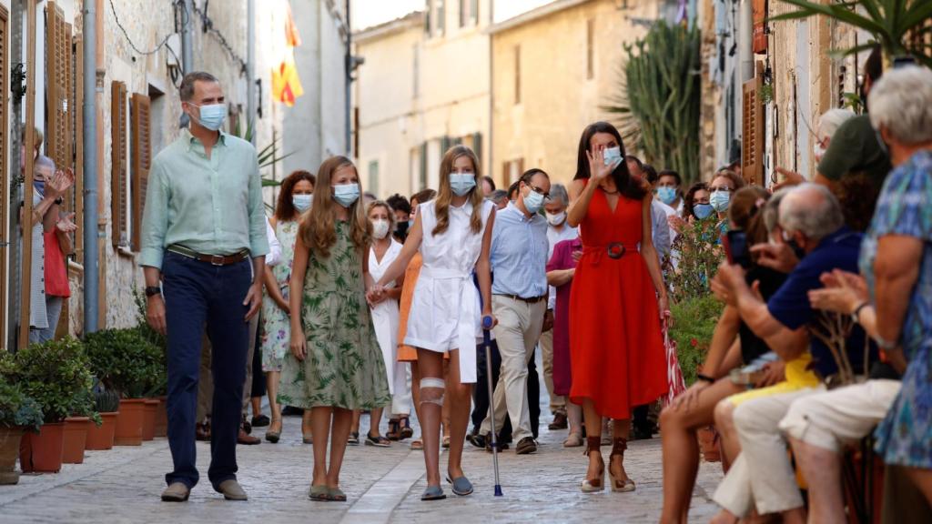 La Familia Real al completo en su última presencia pública en la isla balear.